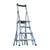 AdjustaStep Height Adjustable Platform Ladder 4-7 Step Aluminium 180kg OXTPL04-07
