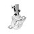 H-Frame Adjustable Castor 150mm Diameter