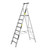 TradeTough Platform Ladder 8 steps 2.26m 200kg