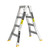 Warthog Double Sided Ladder 4 Steps 1.2m 180kg