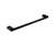 Celia Single Towel Rail 800mm Matte Black