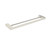 Celia Double Towel Rail 600mm Brushed Nickel