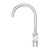 Dolce Gooseneck Kitchen Mixer Brushed Nickel