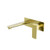 Elgin Wall Basin Mixer Brushed Gold Lead Free