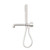 Kara Progressive Shower System Separate Plate With Spout 230mm Brushed Nickel