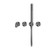 Kara Progressive Shower System Separate Plate With Spout 250mm Gun Metal