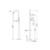 Mecca Freestanding Bath Mixer Brushed Nickel