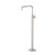 Mecca Freestanding Bath Mixer Square Shape Brushed Nickel