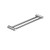 Mecca Care 25mm Double Towel Grab Rail 600mm Chrome