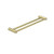 Mecca Care 25mm Double Towel Grab Rail 600mm Brushed Gold
