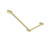 Mecca Care 32mm Ambulant Toilet Grab Rail 45 Degree 750X450mm Brushed Gold