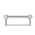 Mecca Care 32mm Grab Rail With Towel Holder 300mm Chrome