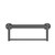 Mecca Care 32mm Grab Rail With Towel Holder 300mm Gun Metal