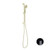 Opal Shower Rail With Air Shower Brushed Gold