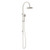 Opal Twin Shower With Air Shower Brushed Nickel