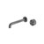 Opal Progressive Wall Basin Set 120mm Graphite