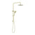 Mecca Twin Shower Brushed Gold