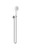Rain Shower on Bracket 3-Function Chrome