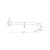 Round Shower Arm 330mm Length Matte Black