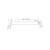 Round Ceiling Arm 300mm Length Graphite