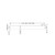 Square Ceiling Arm 150mm Length Chrome