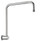 Round Swivel Shower Arm Brushed Nickel