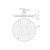 Opal 250mm Shower Head Matte Black