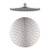 250mm Round Shower Head Brushed Nickel