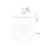 250mm ABS Round Shower Head Brushed Nickel
