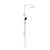 Round Project Twin Shower 4 Star Rating Brushed Nickel