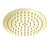 250mm Round Stainless Steel Shower Head 4 Star Rating Brushed Gold
