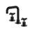 X Plus Basin Tap Set Matte Black