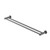 Mecca Double Towel Rail 800mm Gun Metal