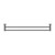 Mecca Double Towel Rail 800mm Gun Metal