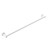Mecca Single Towel Rail 800mm Matte White