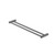Mecca New Double Towel Rail 600mm Gun Metal