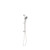 Opal Shower Rail With Air Shower II Brushed Nickel