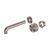Opal Progressive Wall Basin Set 230mm Trim Kit Brushed Bronze