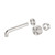 Opal Progressive Wall Basin Set 260mm Trim Kit Brushed Nickel