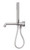 Opal Progressive Shower System With Spout 250mm Brushed Nickel