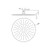 Round Shower Head 300mm Brushed Nickel