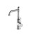 York Basin Mixer Chrome With White Porcelain Lever