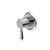 York Shower Mixer With Metal Lever Chrome