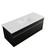 Armada Wall Hung Vanity 1 Drawer 1200mm Black Wilderness