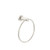 Classic Hand Towel Ring Brushed Nickel