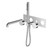 Kara Progressive Shower System With Spout 230mm Trim Kit Chrome