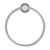 Mecca Towel Ring Chrome