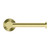 Mecca Toilet Roll Holder Brushed Gold