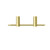 Mecca New Towel Ring Brushed Gold