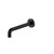 X Plus Wall Basin Set Spout Only 215mm Matte Black